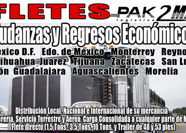 Fletes baratos en Monterrey
