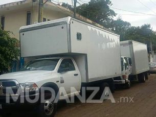 Mudanzas foraneas en unidades de 1 a 5 toneladas caja seca.