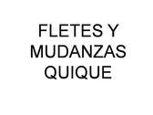 Fletes y Mudanzas Quique