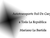 Autotransporte Fed De Carga A Toda La República Mariano La Bastida