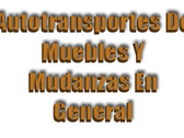 Autotransportes De Muebles Y Mudanzas En General