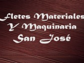 Fletes Materiales Y Maquinaria San José