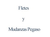 Fletes y Mudanzas Pegaso